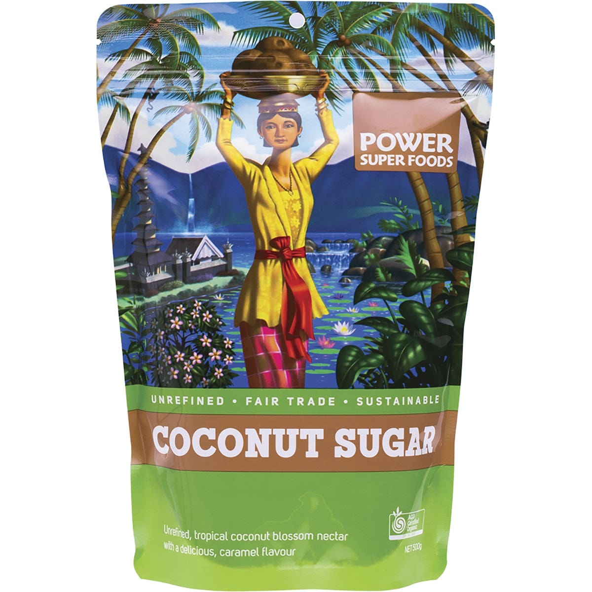 Power Super Foods Coconut Sugar Organic 500g - Cutprice Online