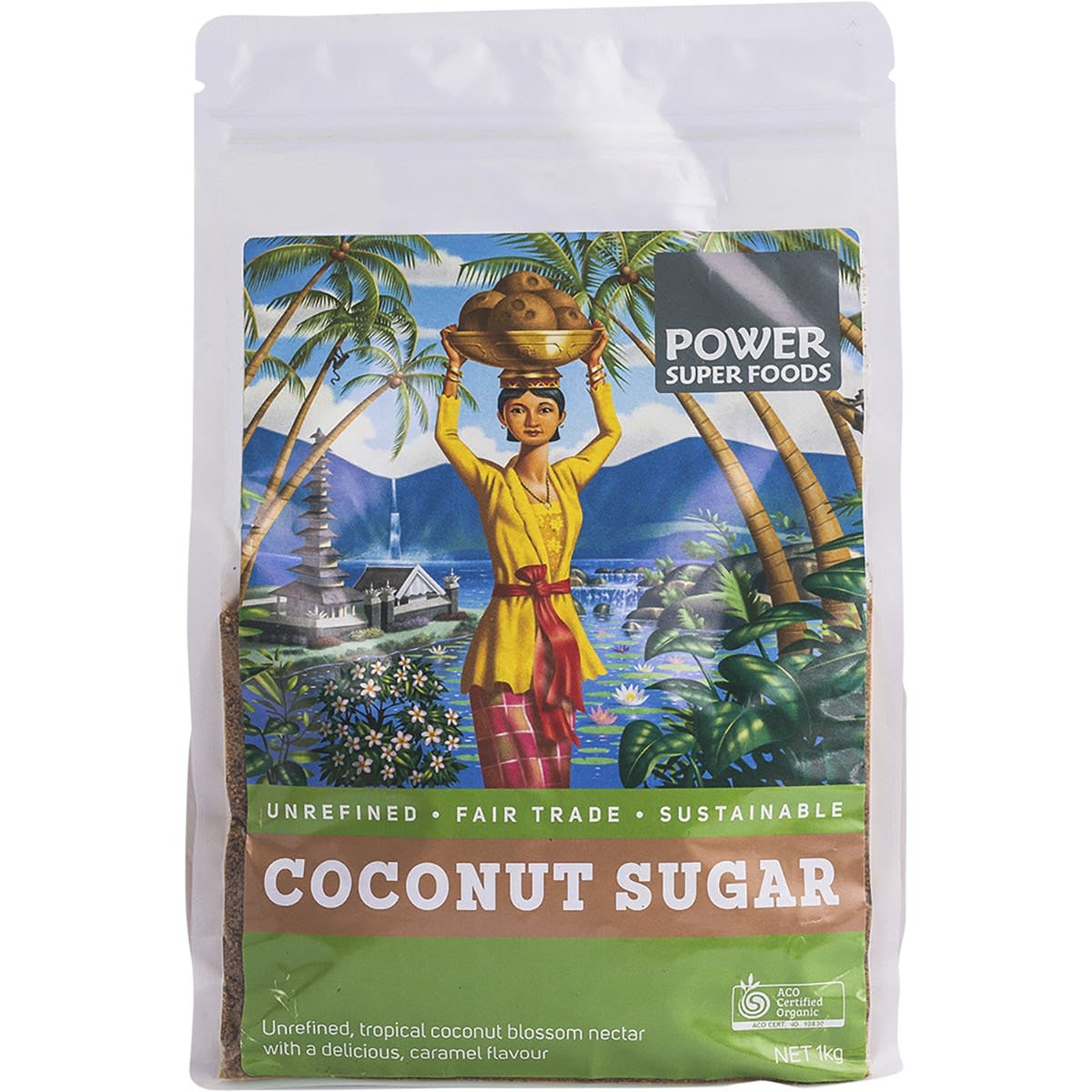 Power Super Foods Coconut Sugar Organic 1kg - Cutprice Online