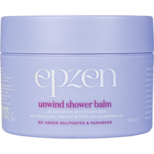 EPZEN Unwind Shower Balm In-Shower Moisturiser 200ml - Cutprice Online
