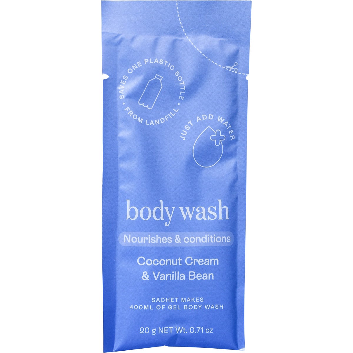 EPZEN Body Wash Starter Pack Coconut Cream & Vanilla Bean 20g - Cutprice Online