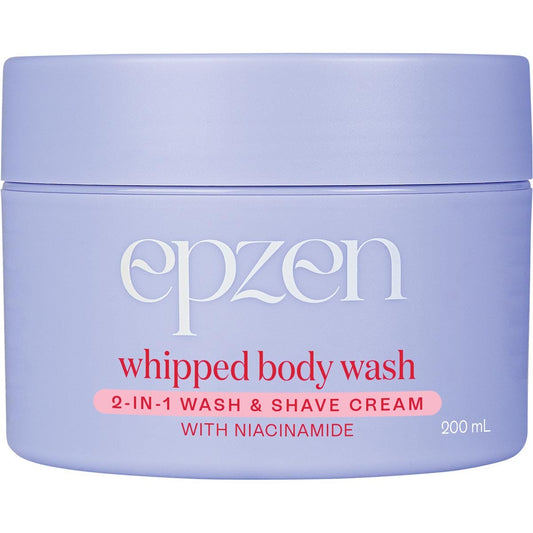 EPZEN Whipped Body Wash 2-in-1 Wash & Shave Cream 200ml - Cutprice Online
