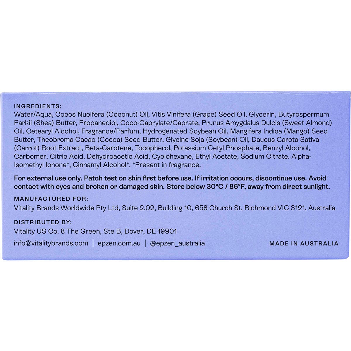 Epzen Body Butter Hydrating 150ml - Cutprice Online