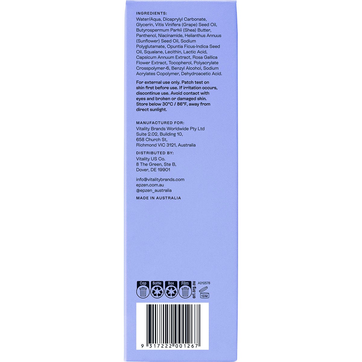 Epzen Body Serum Hydrating 150ml - Cutprice Online