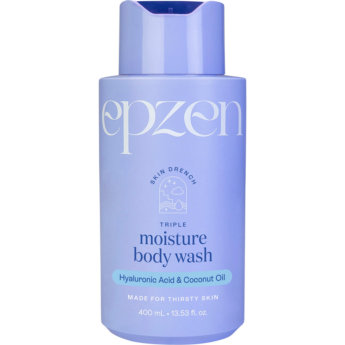 Epzen Body Wash Triple Moisture Hyaluronic & Coconut Oil 400ml - Cutprice Online