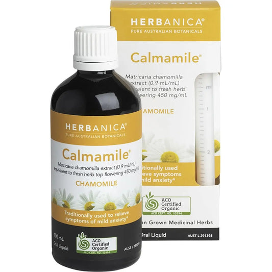 PPC HERBS Herbanica Herbal Tincture Calmamile - Chamomile 100ml PPC HERBS