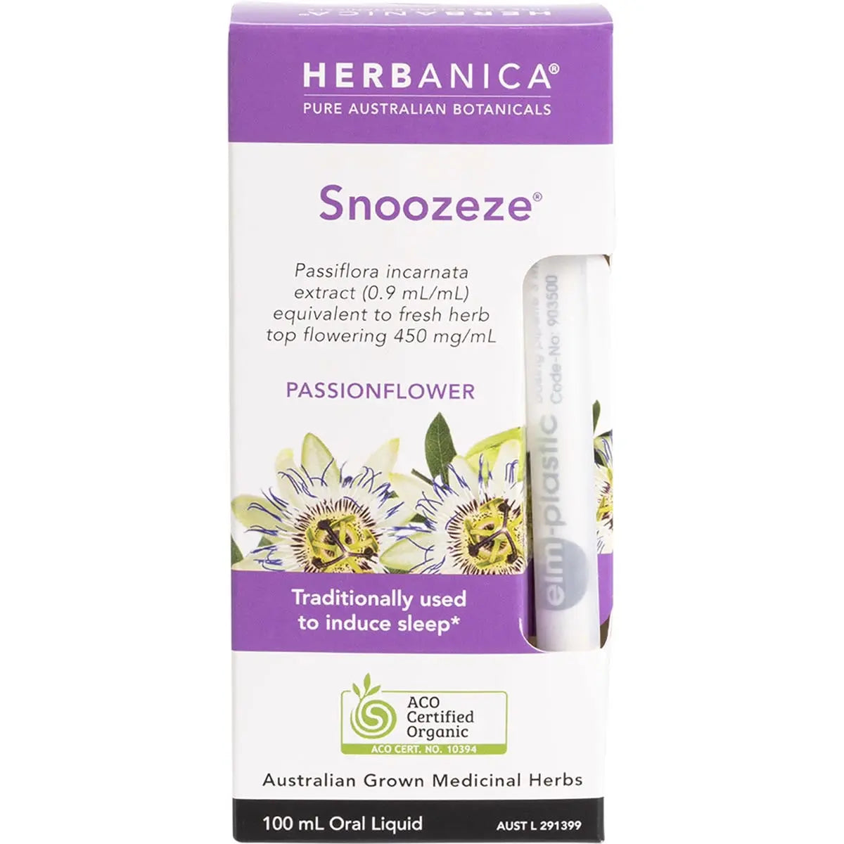 PPC HERBS Herbanica Herbal Tincture Snoozeze - Passionflower 100ml PPC HERBS