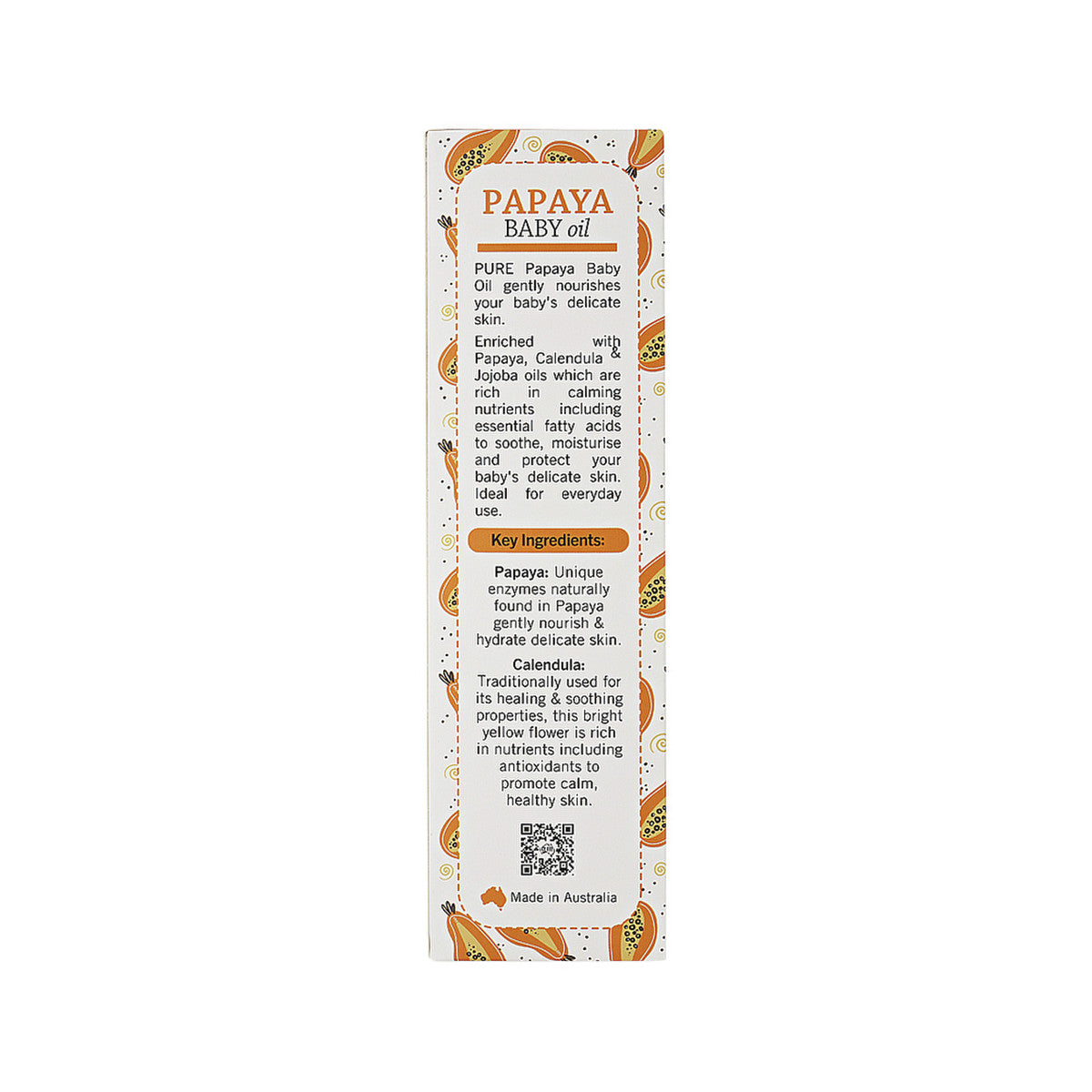 P'URE Papayacare Baby Papaya Baby Oil (Calendula with Paw Paw) 125g - Cutprice Online