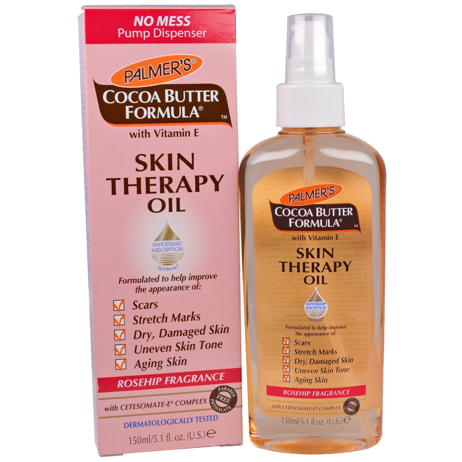 Palmer's Cocoa Butter Formula Skin Therapy Oil Rosehip Pink 150ml - Cutprice Online