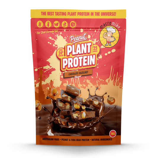 MACRO MIKE Peanut Plant Protein Chocolate Hazelnut 1kg MACRO MIKE