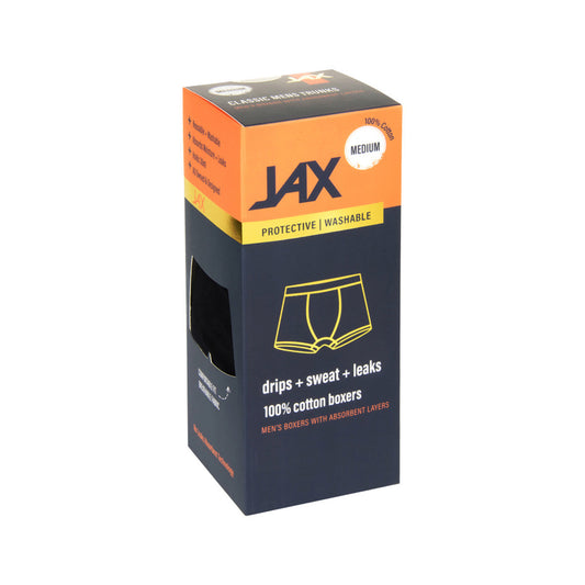 Pelvi JAX Men's Leakproof Underwear Boxer Trunk Black M - Cutprice Online