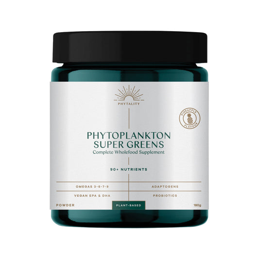 Phytality Phytoplankton Super Greens (Complete Wholefood Supplement) Powder 180g - Cutprice Online