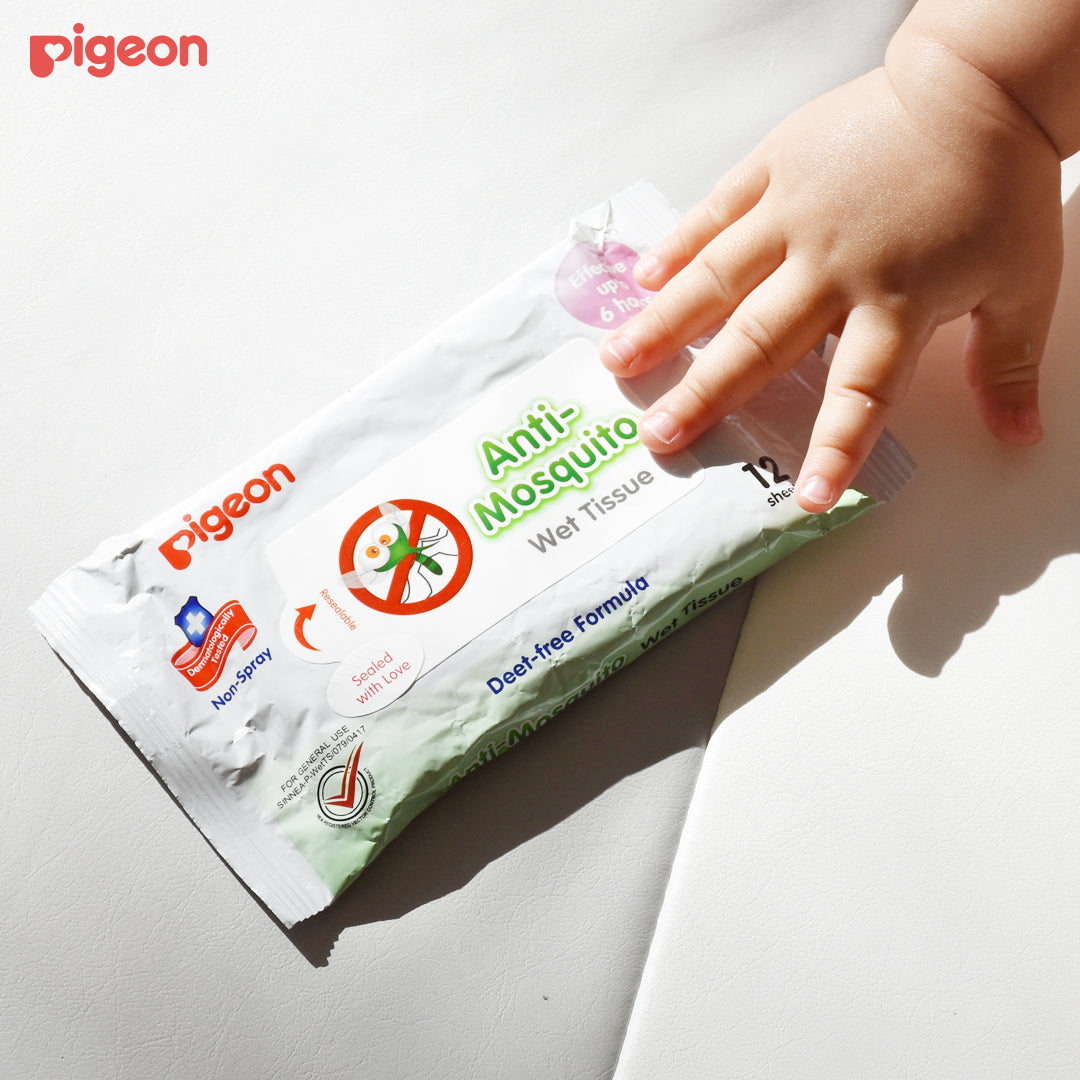 Pigeon Anti-Mosquito Wipes 12 Pack - Cutprice Online