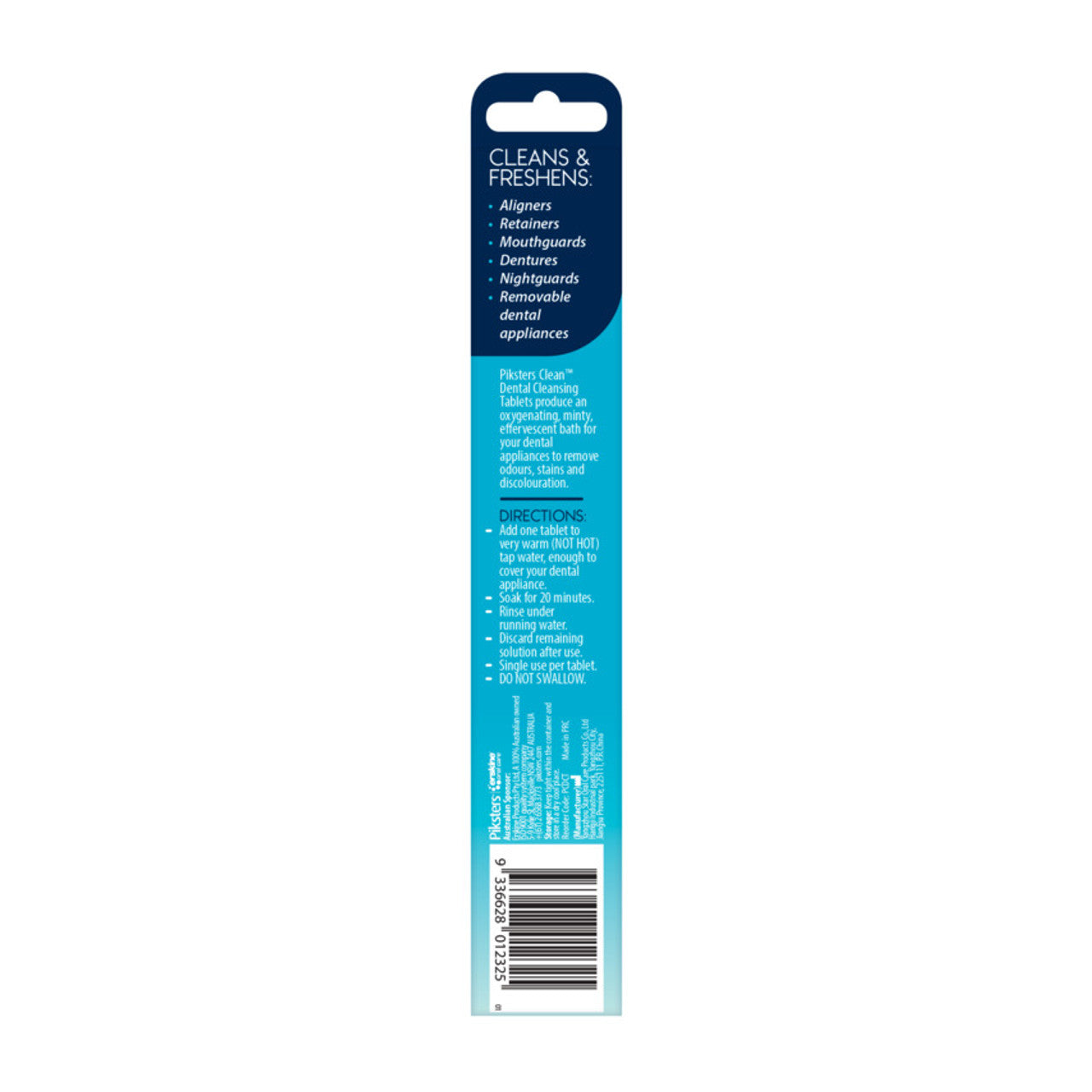 Piksters Clean™ Dental Cleansing Tablets 30 Pack