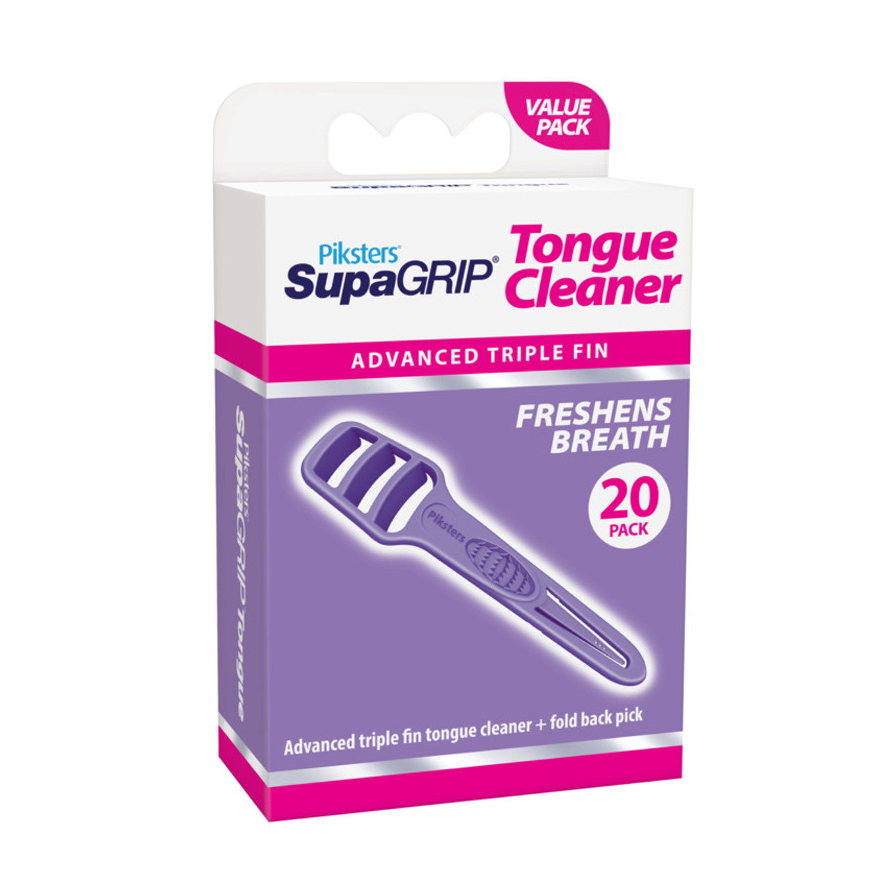 Piksters SupaGRIP Tongue Cleaner 20pk