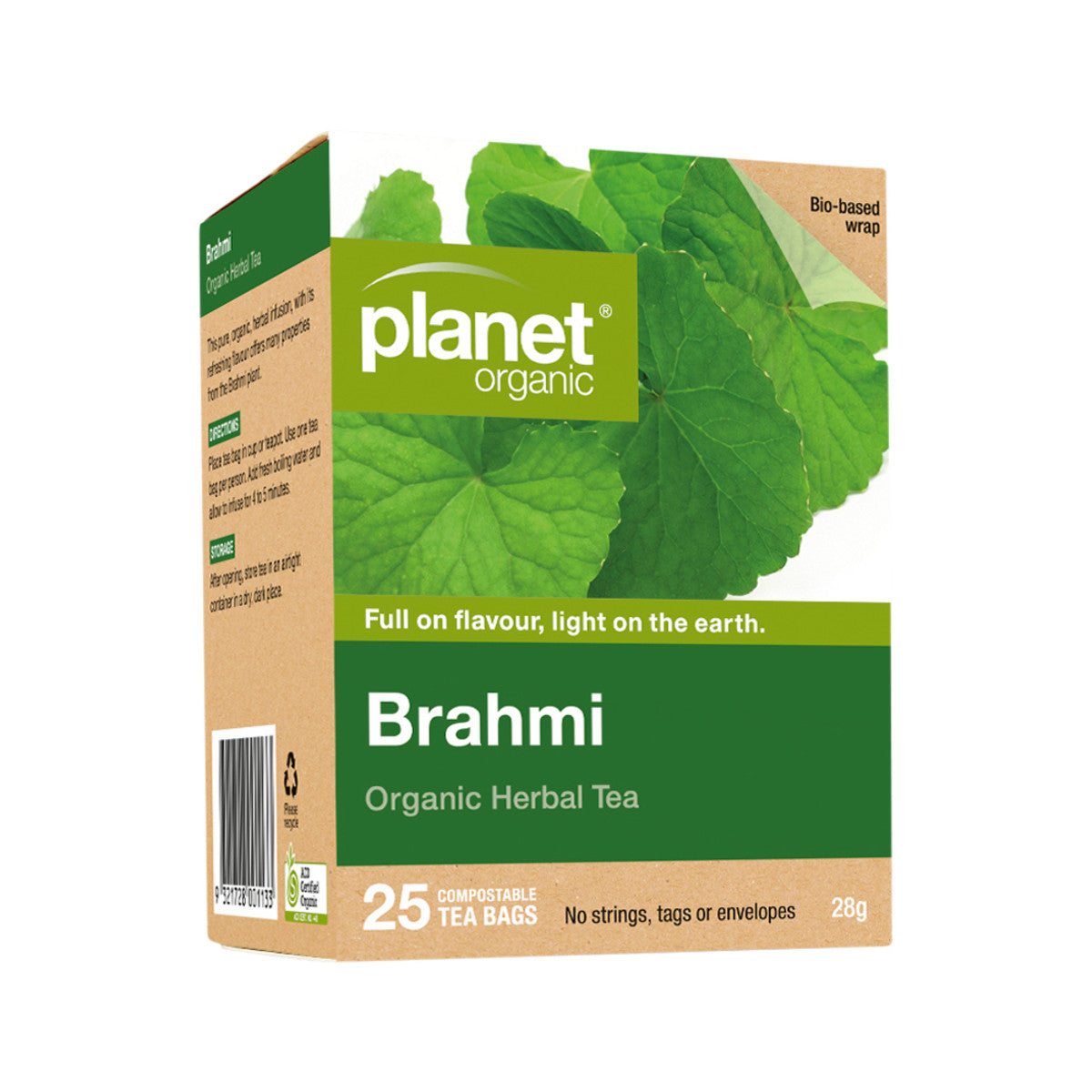 Planet Organic Organic Brahmi Herbal Tea x 25 Tea Bags - Cutprice Online