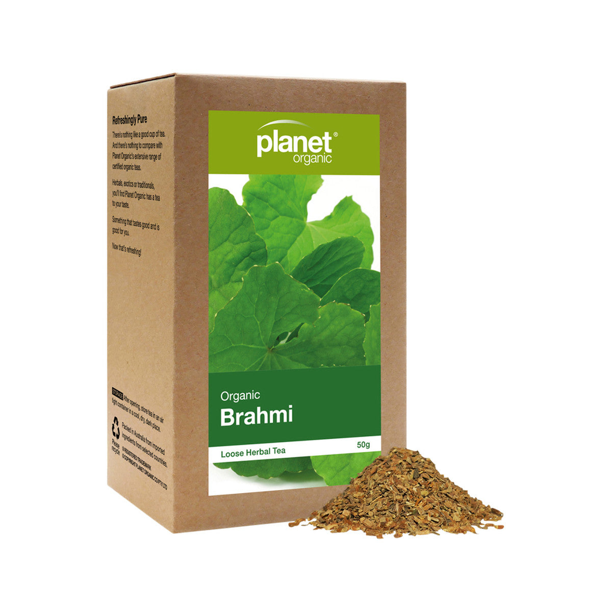 Planet Organic Organic Brahmi Loose Leaf Tea 50g - Cutprice Online