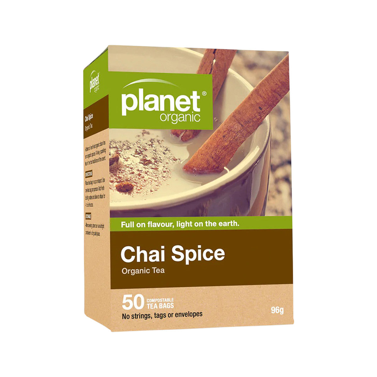 Planet Organic Organic Chai Spice Herbal Tea x 50 Tea Bags - Cutprice Online
