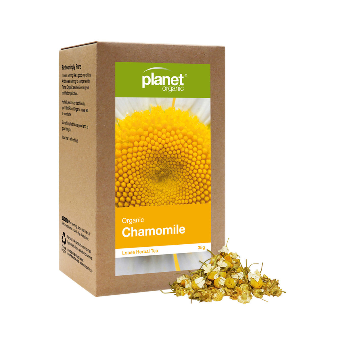 Planet Organic Organic Chamomile Loose Leaf Tea 35g - Cutprice Online