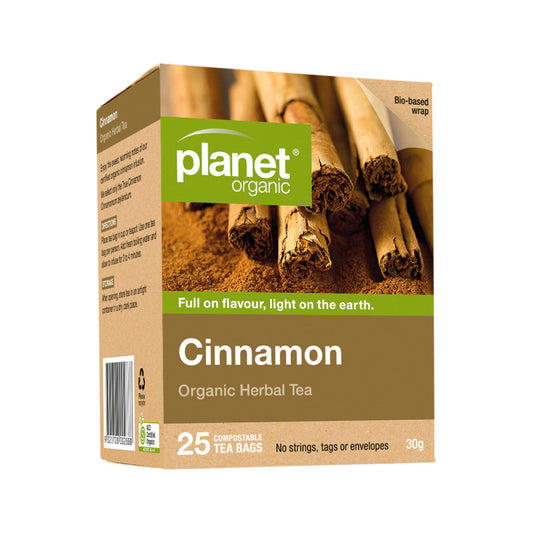 Planet Organic Organic Cinnamon Herbal Tea x 25 Tea Bags - Cutprice Online