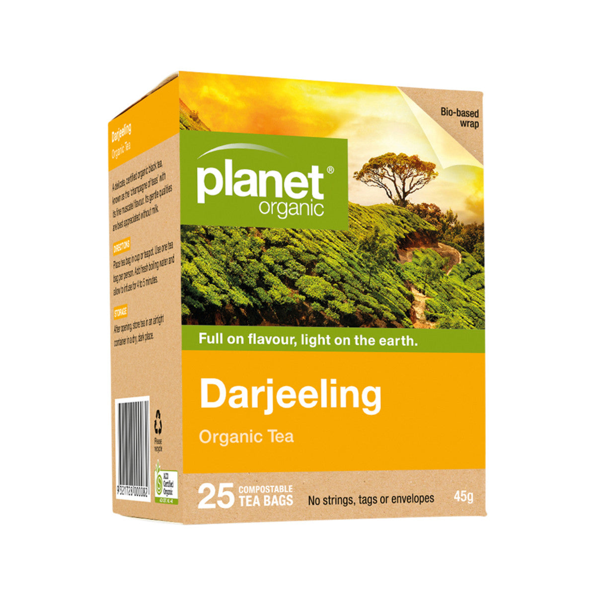 Planet Organic Organic Darjeeling Tea x 25 Tea Bags - Cutprice Online