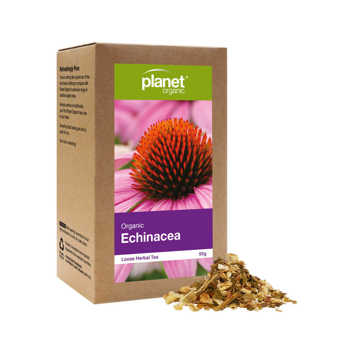 Planet Organic Organic Echinacea Loose Leaf Tea 50g - Cutprice Online