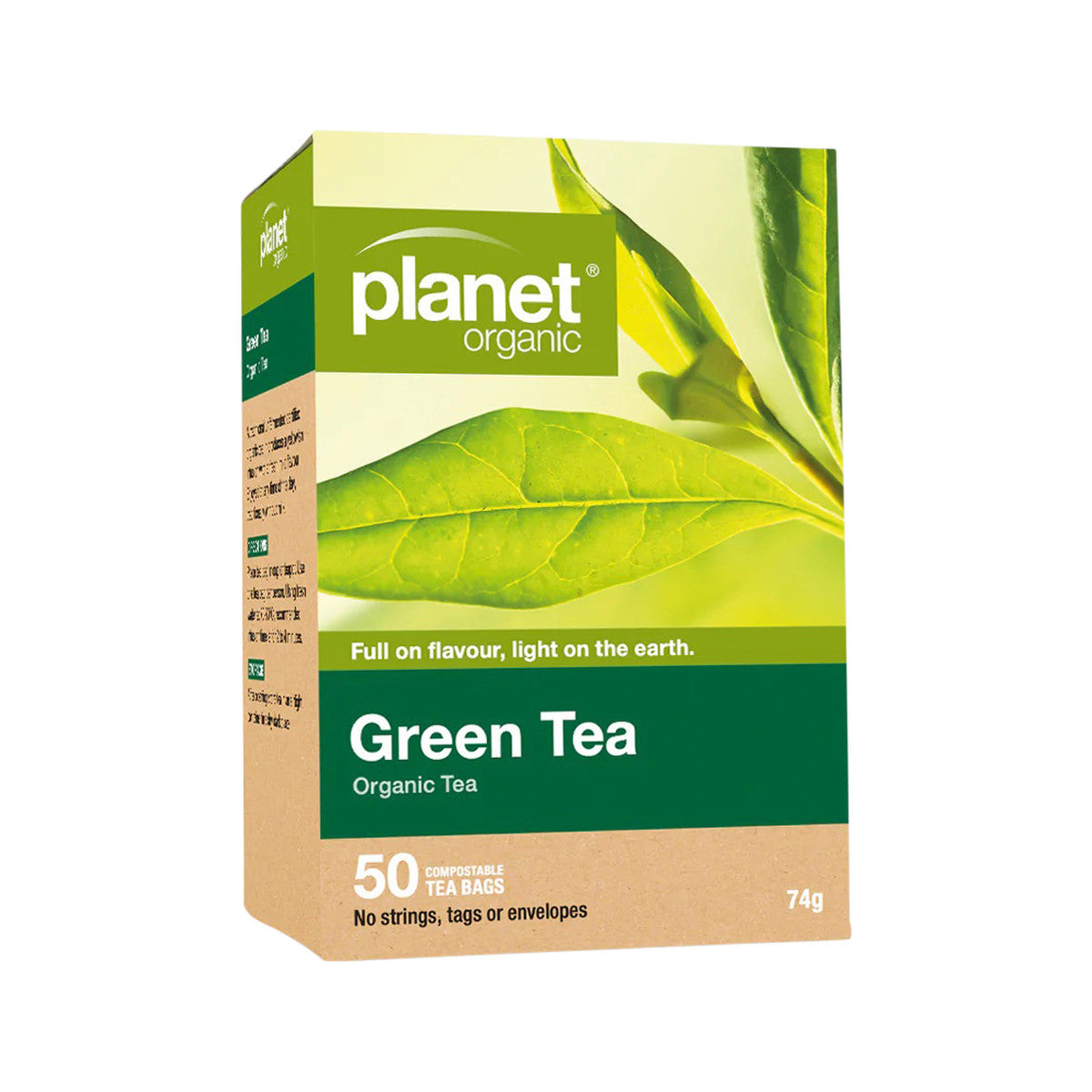 Planet Organic Organic Green Tea x 50 Tea Bags - Cutprice Online