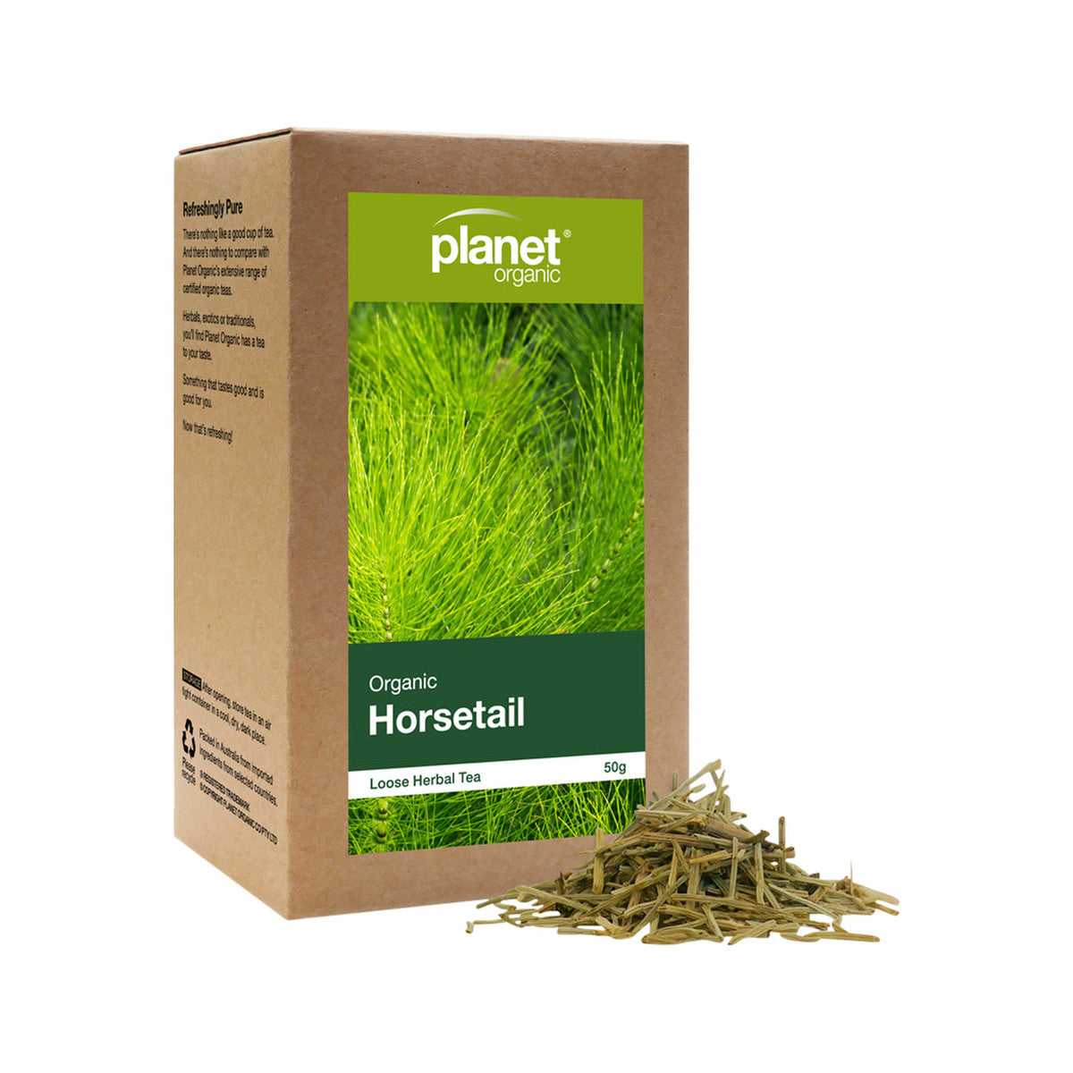 Planet Organic Organic Horsetail Loose Leaf Tea 50g - Cutprice Online