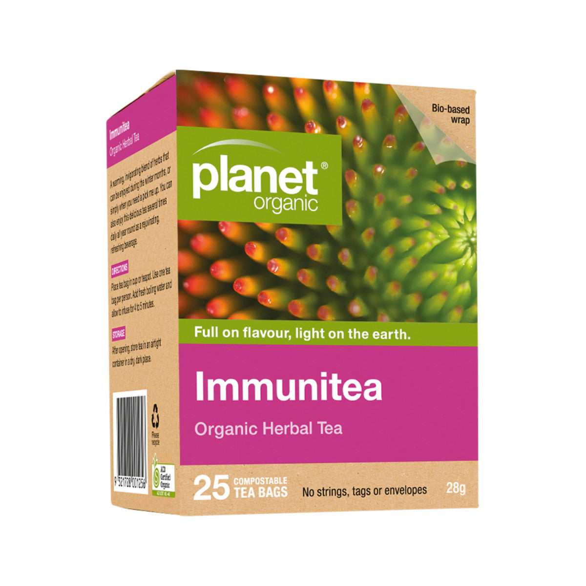 Planet Organic Organic Immunitea Herbal Tea x 25 Tea Bags - Cutprice Online