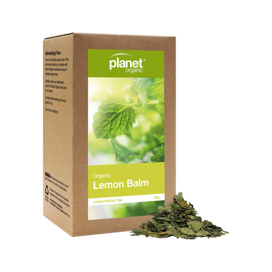 Planet Organic Organic Lemon Balm Loose Leaf Tea 20g - Cutprice Online