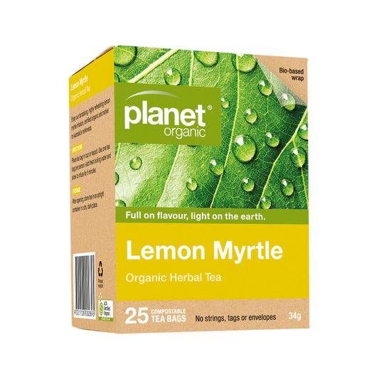 Planet Organic Organic Lemon Myrtle Herbal Tea x 25 Tea Bags - Cutprice Online