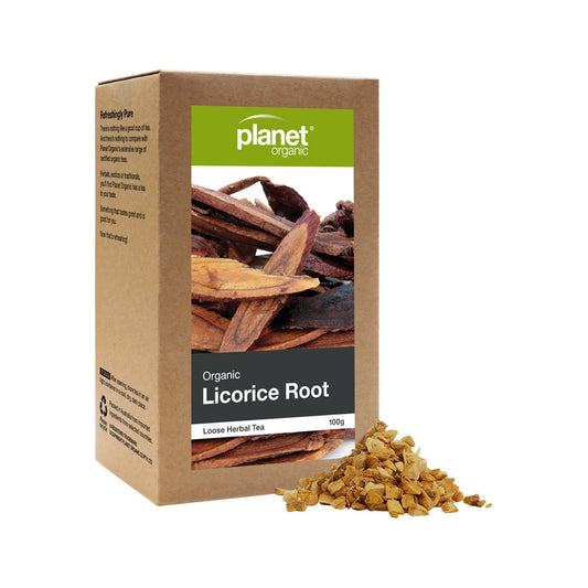 Planet Organic Organic Licorice Root Loose Leaf Tea 100g - Cutprice Online