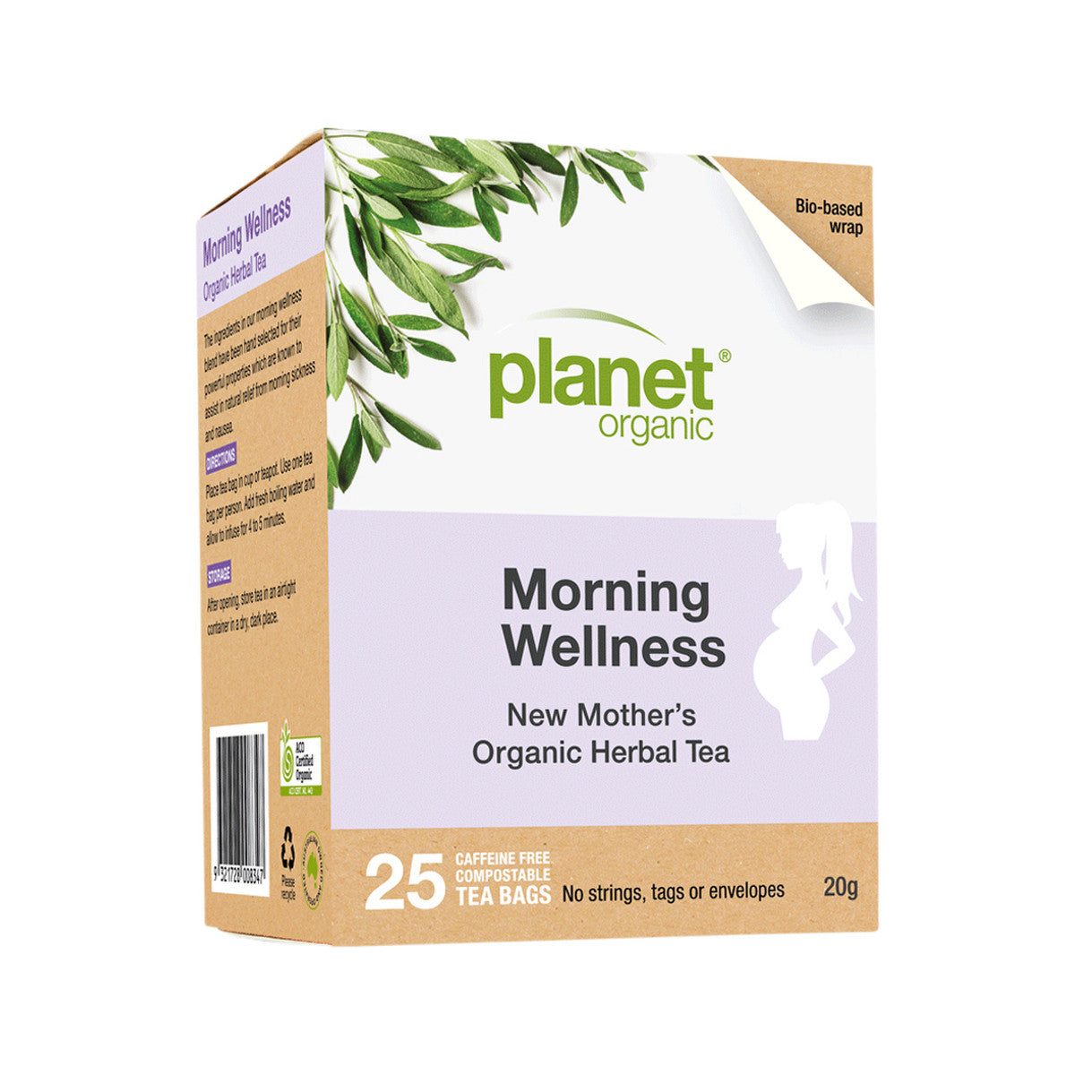 Planet Organic Organic Morning Wellness Herbal Tea x 25 Tea Bags - Cutprice Online