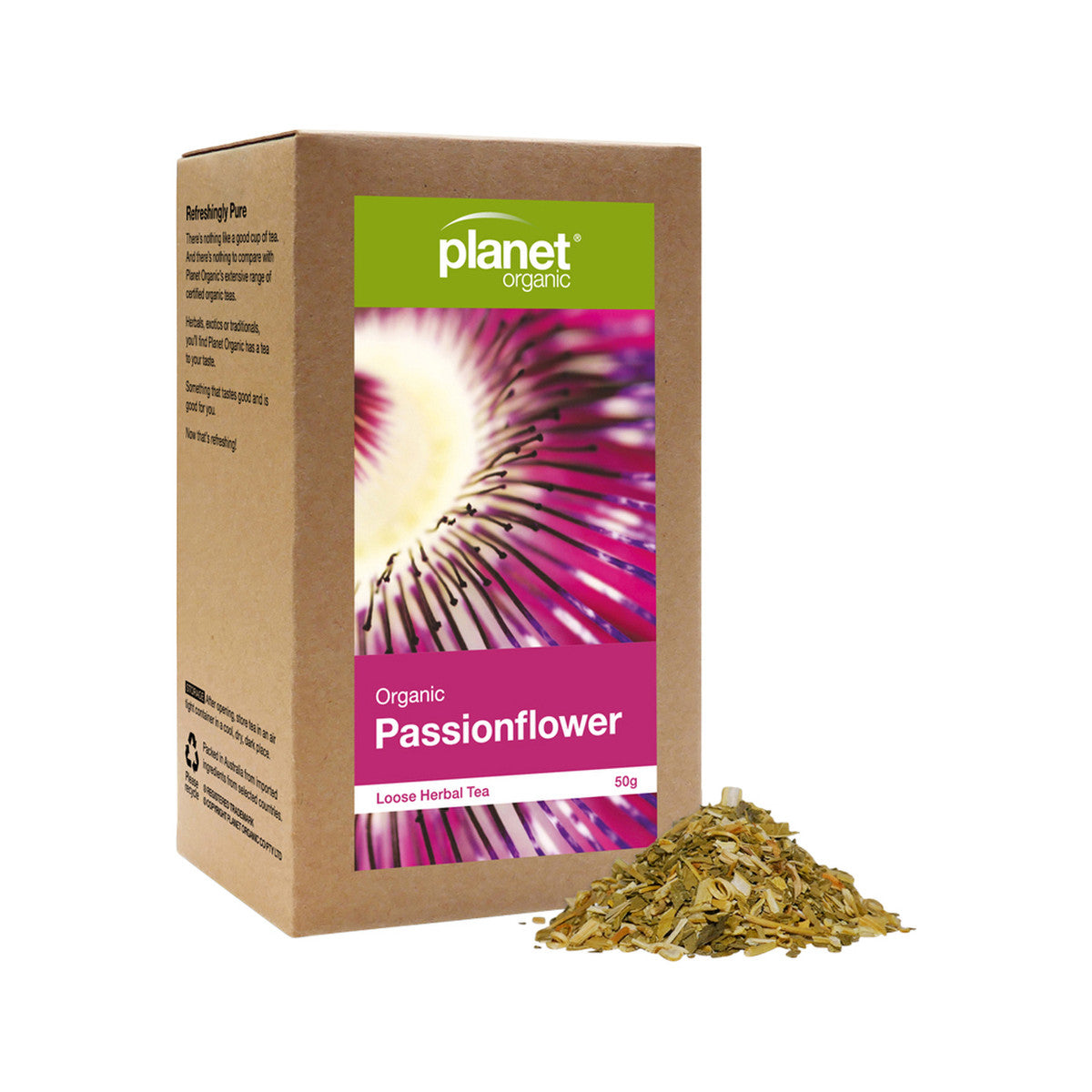 Planet Organic Organic Passionflower Loose Leaf Tea 50g - Cutprice Online
