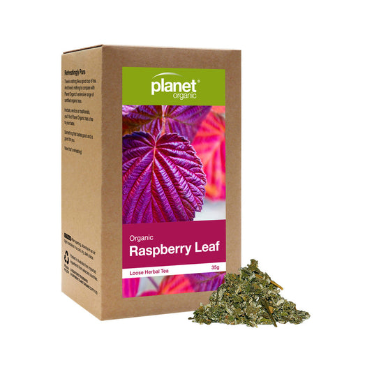 Planet Organic Organic Raspberry Leaf Loose Leaf Tea 35g - Cutprice Online