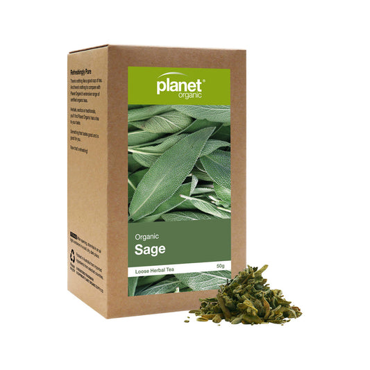Planet Organic Organic Sage Loose Leaf Tea 50g - Cutprice Online