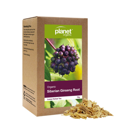 Planet Organic Organic Siberian Ginseng Root Loose Leaf Tea 75g - Cutprice Online
