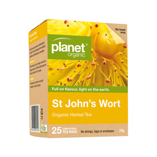 Planet Organic Organic St John's Wort Herbal Tea x 25 Tea Bags - Cutprice Online
