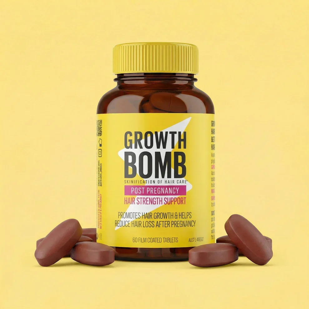 Growth Bomb Post Pregnancy Hair Strength Support 60 Tablets
