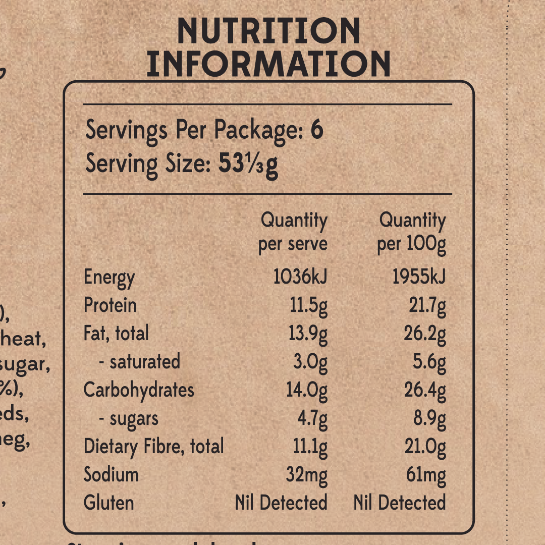 COASTAL CRUNCH Protein Crunch Granola Gingernut Crunch 320g Coastal Crunch