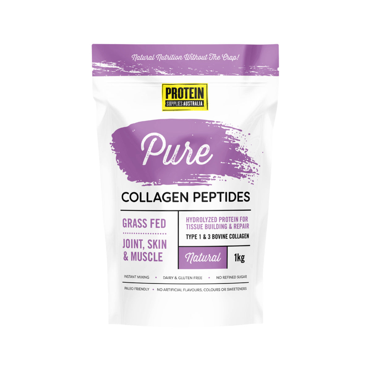 Protein Supplies Australia Collagen Peptides Pure 1kg - Cutprice Online