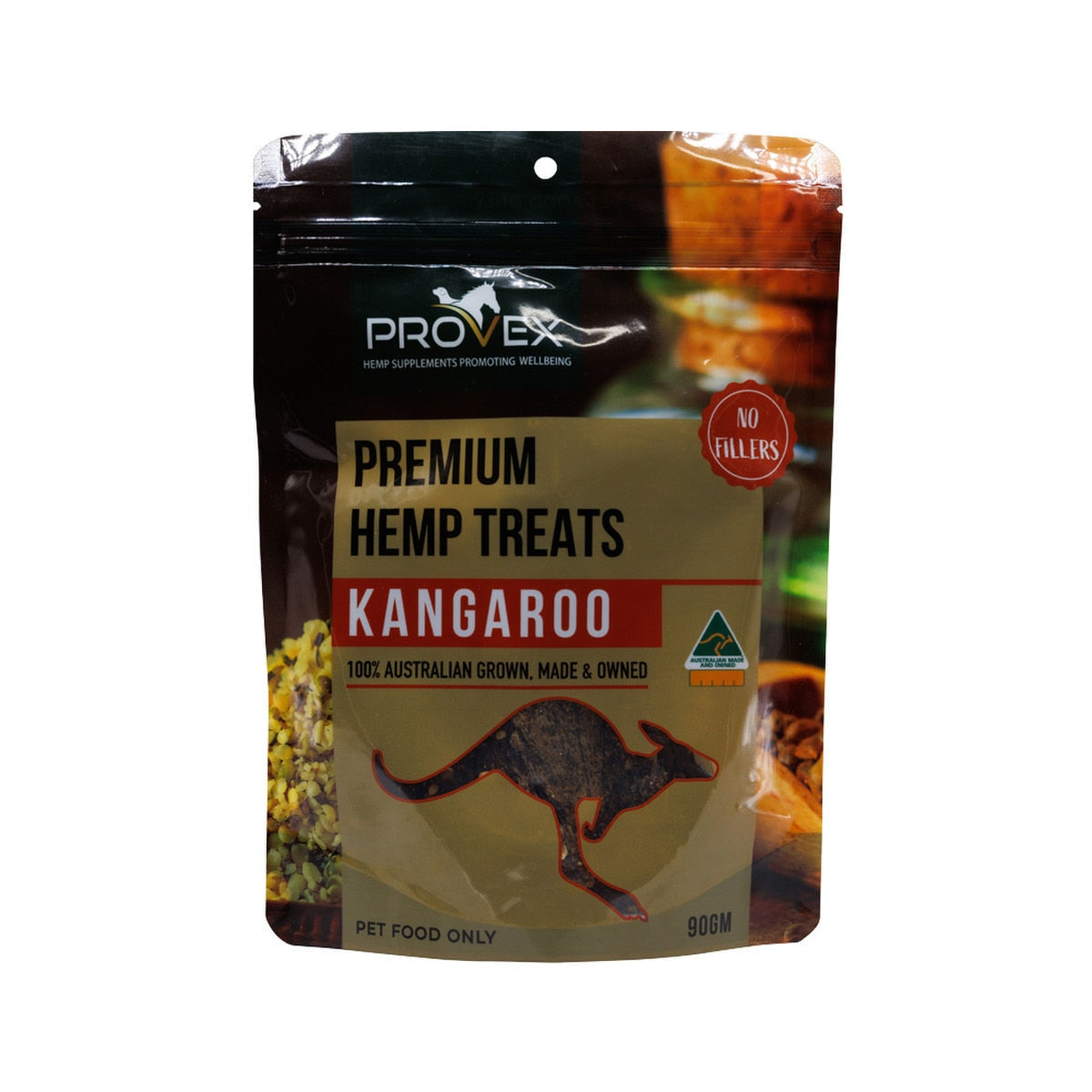 Provex Premium Hemp Treats Kangaroo (for Pets) 90g - Cutprice Online