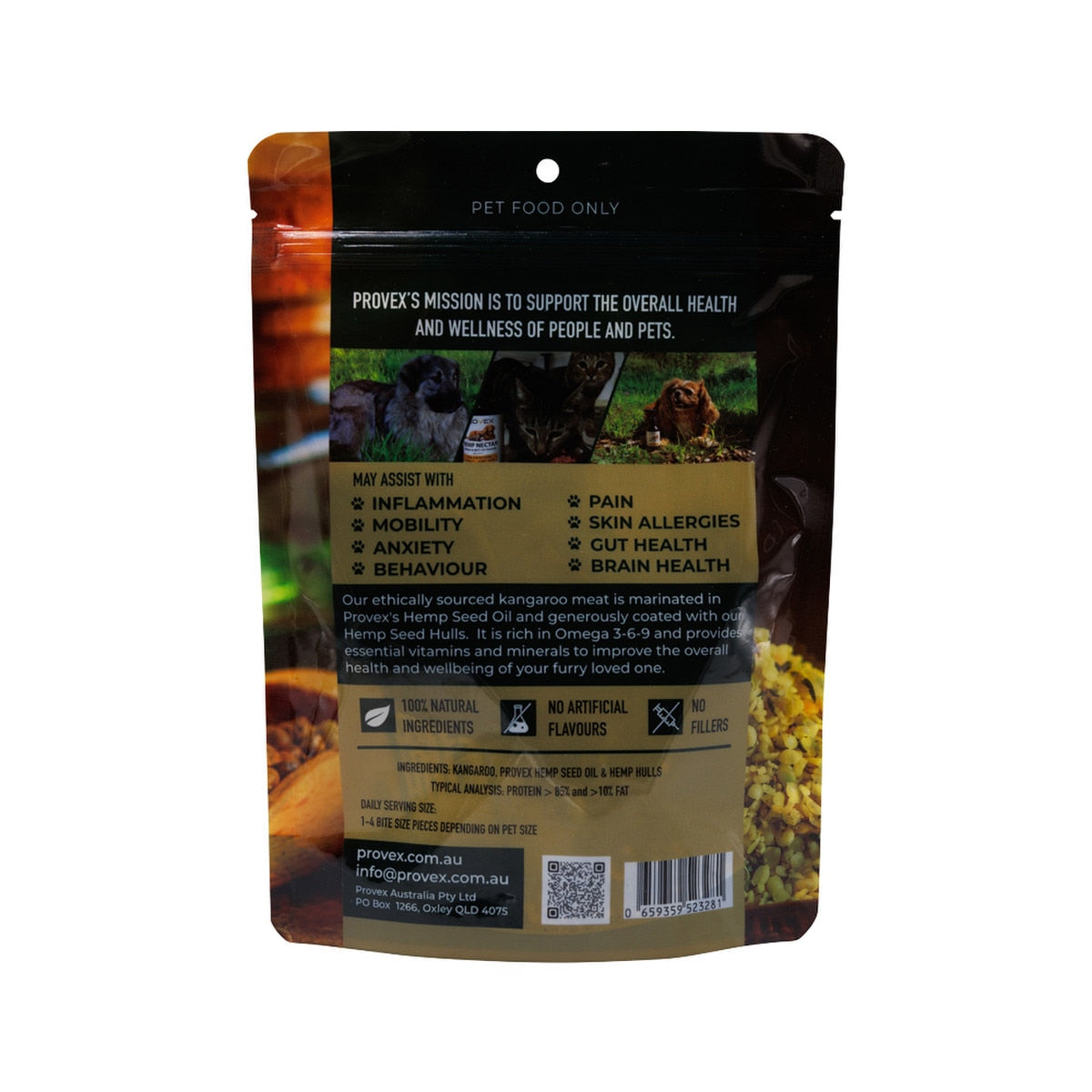 Provex Premium Hemp Treats Kangaroo (for Pets) 90g - Cutprice Online