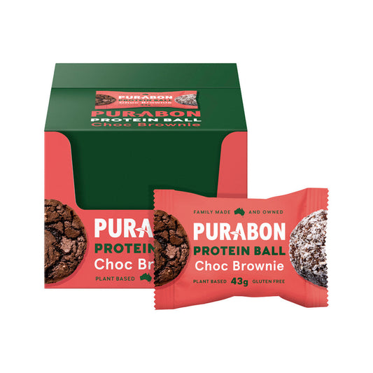 Purabon Protein Balls Choc Brownie 43g(Pack of 12) - Cutprice Online