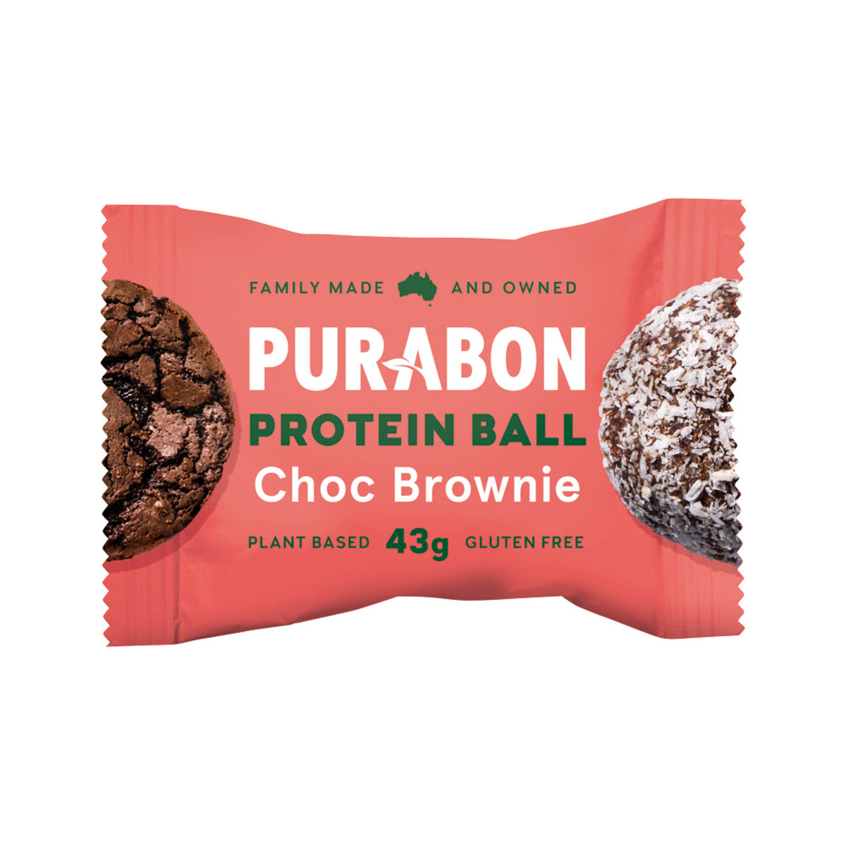 Purabon Protein Balls Choc Brownie 43g(Pack of 12) - Cutprice Online