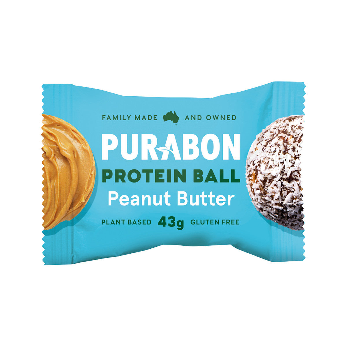 Purabon Protein Balls Peanut Butter 43g(Pack of 12) - Cutprice Online