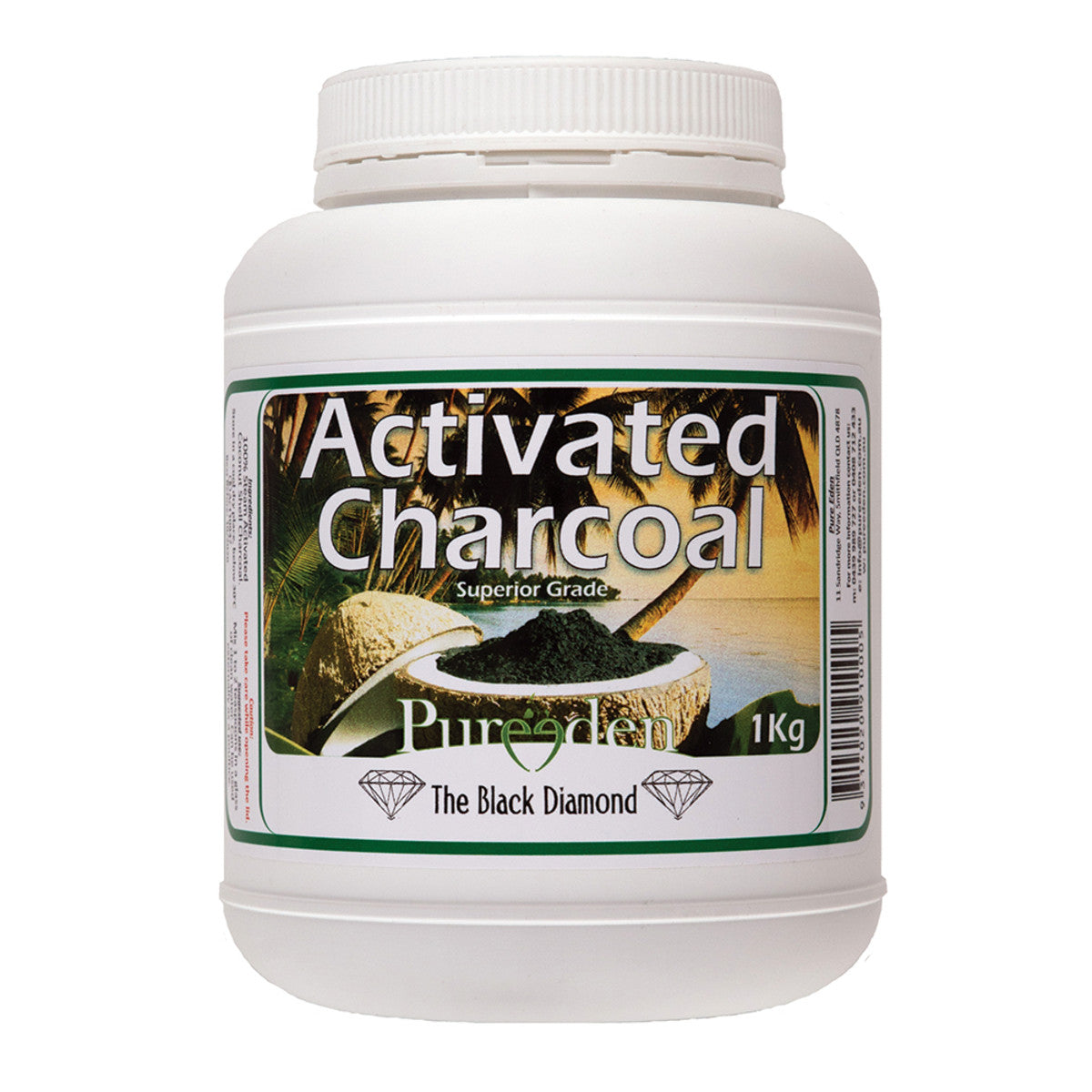 Pure Eden Activated Charcoal 1kg - Cutprice Online