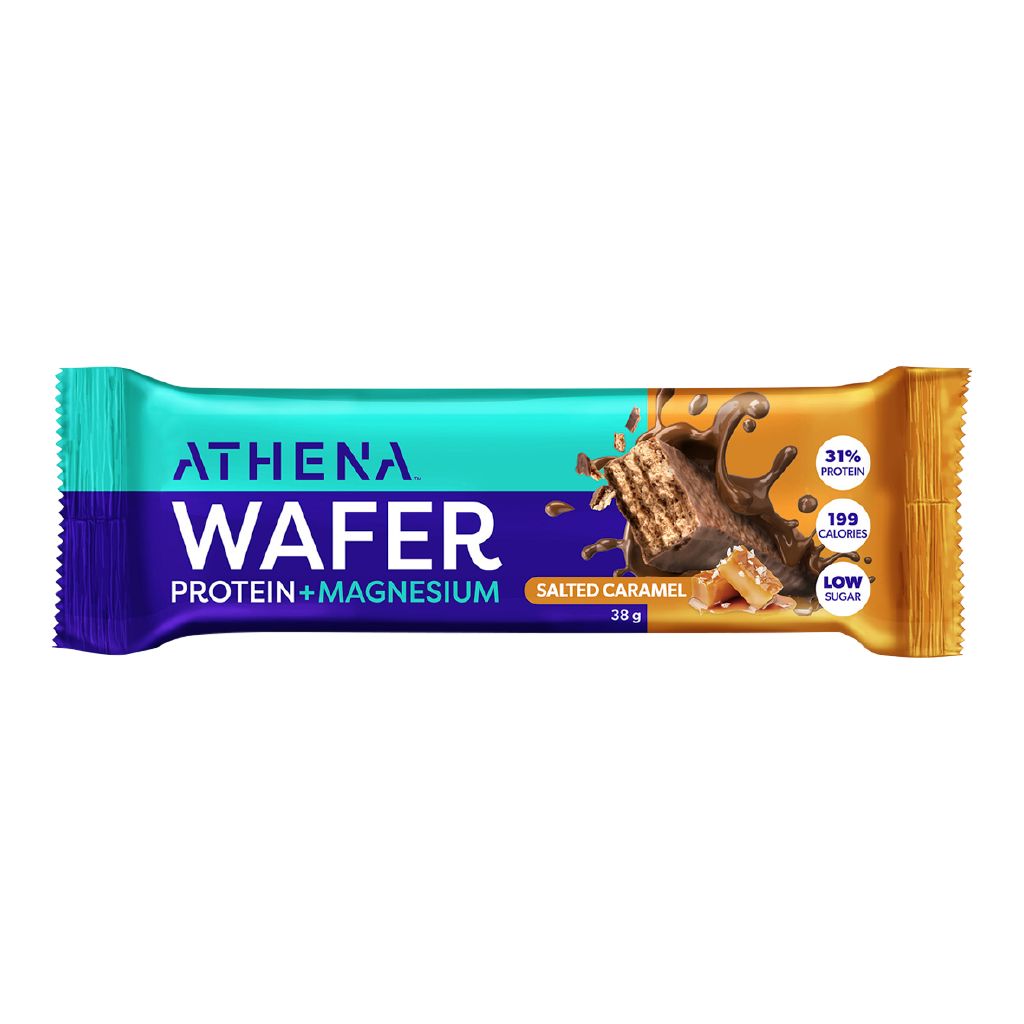 Athena Wafer Pro+mag Salted Crml 38g (Pack of 12)