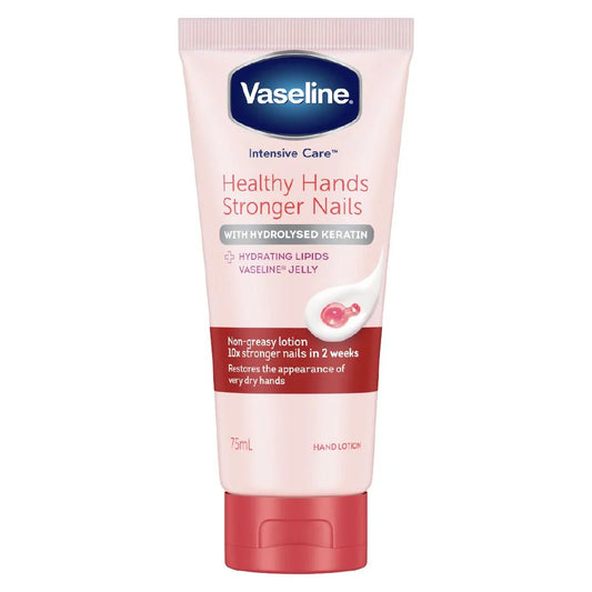 Vaseline Intensive Care Hand Cream Healthy Hands Stronger Nails 75ml - Cutprice Online