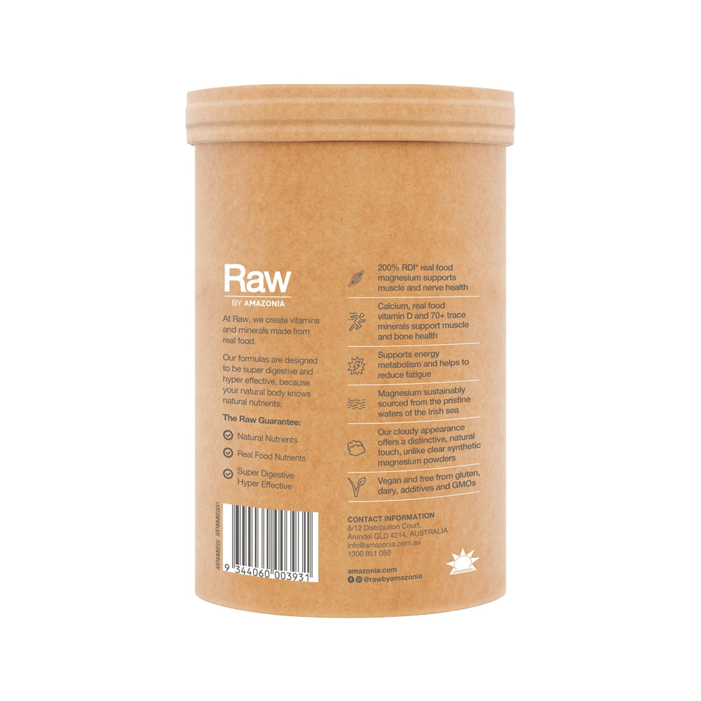 Raw Real Food Nutrients Muscle Magnesium Creamy Mango 500g