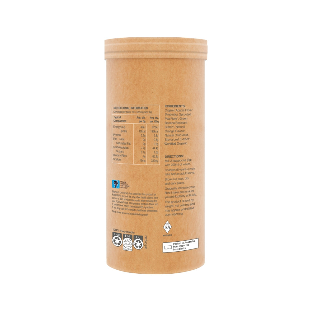 Raw Real Food Nutrients Organic Fibre Orange 300g
